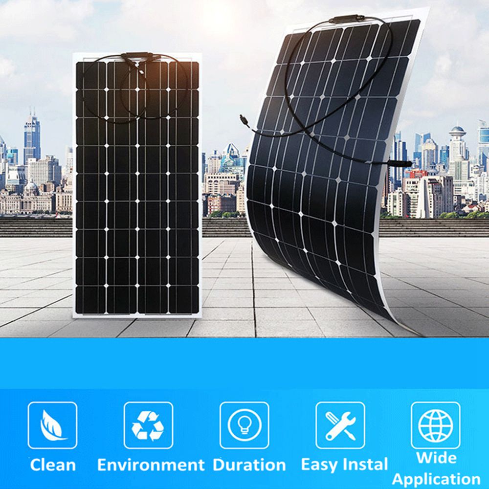 Solar Powered Charger - Solar Panels 500W 250W 18V Flexible