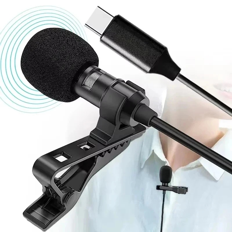Mini Electronics Gadgets - 1-5pcs Portable USB Mini Lavalier Microphone
