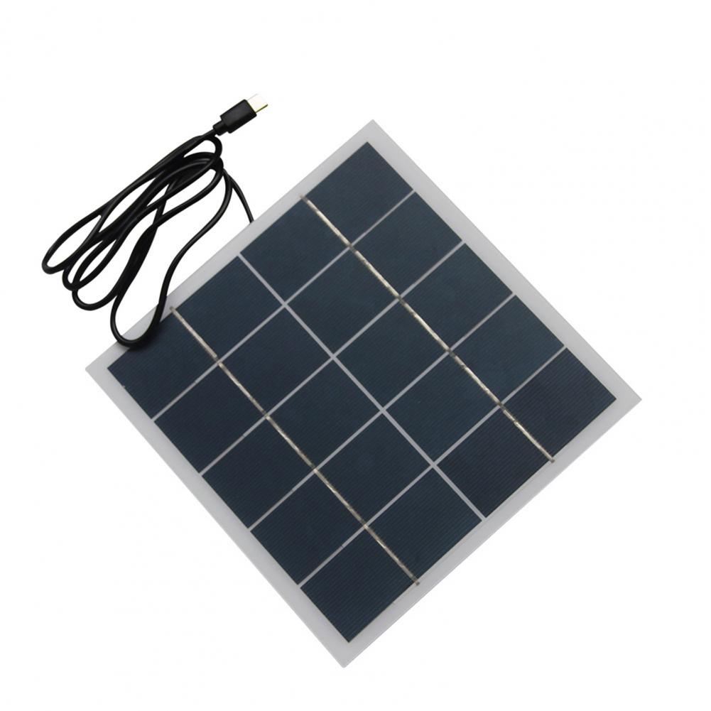 Solar Powered Charger - Camping Solar Panel 4w 12v Portable