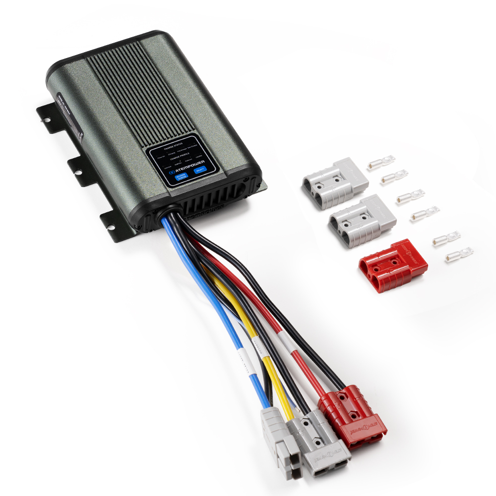 Solar Powered Charger - ATEM POWER 3-stage Charging 12V 40A