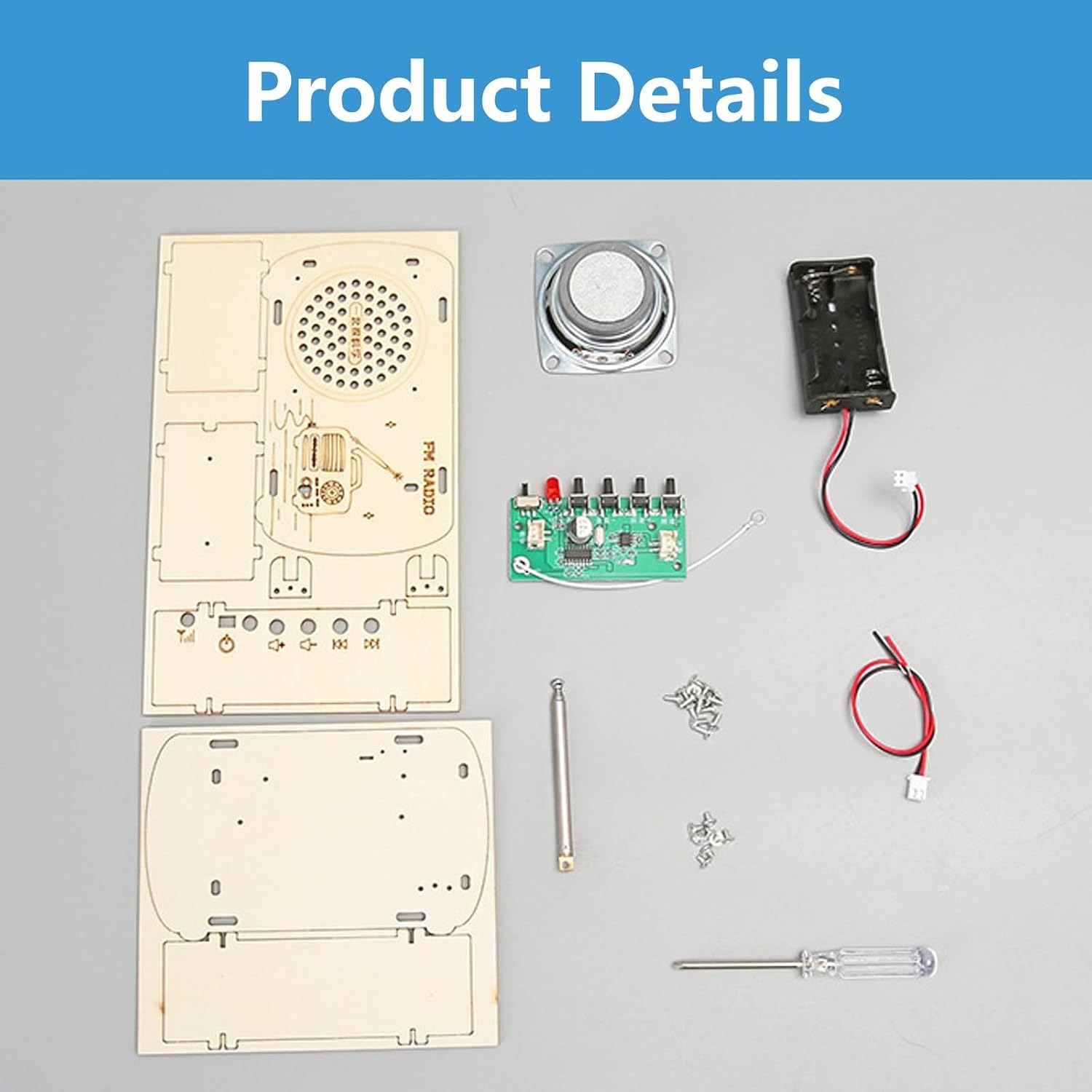 FM Radio Kit for Kids, STEM Pr - Electronics And Gadgets With Y ulasan dan harga