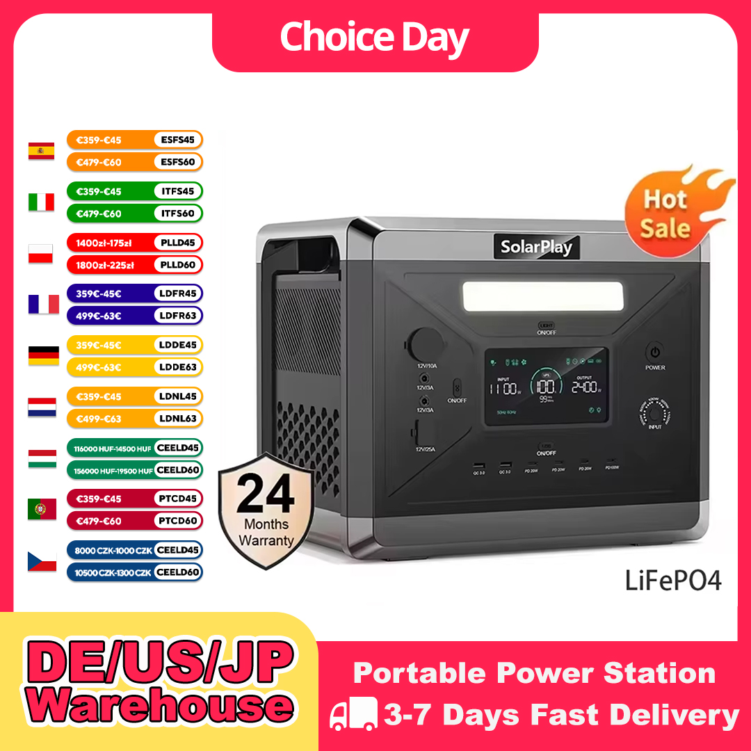 SOLARPLAY Portable Power Stati - Solar Powered Charger ulasan dan harga