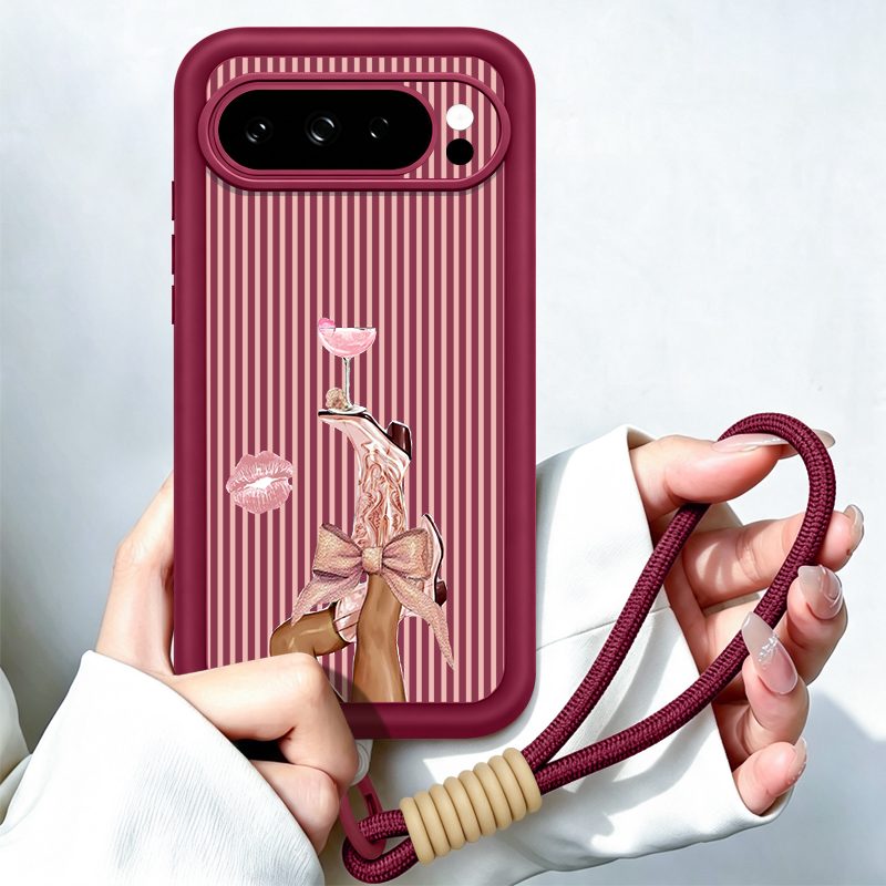 Striped Wine Glass Pattern Lan - Google Pixel 9 ulasan dan harga