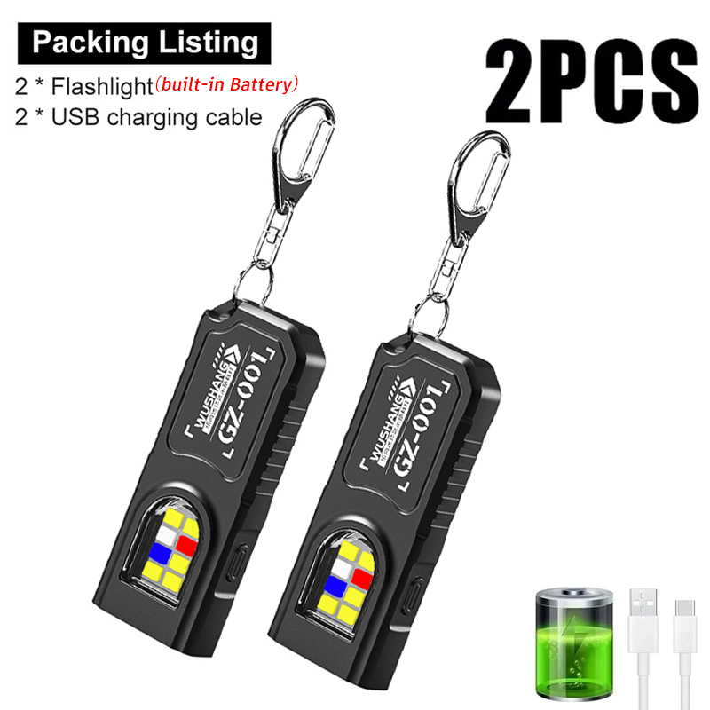 Multifunctional Keychain Flash - Mini Electronics Gadgets ulasan dan harga
