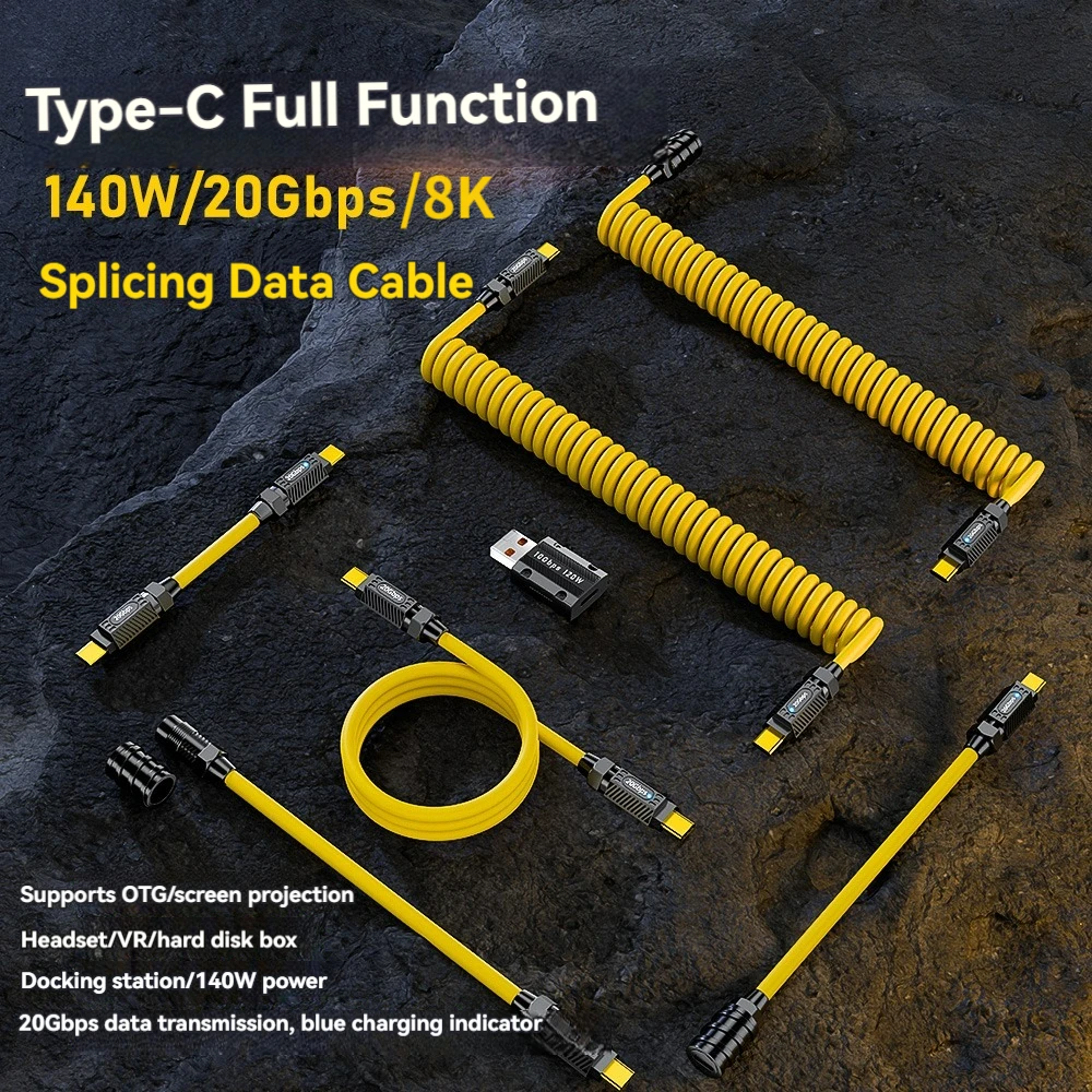 7in1 USB C Geek Data Cable DIY - Diy Electronics Gadgets ulasan dan harga