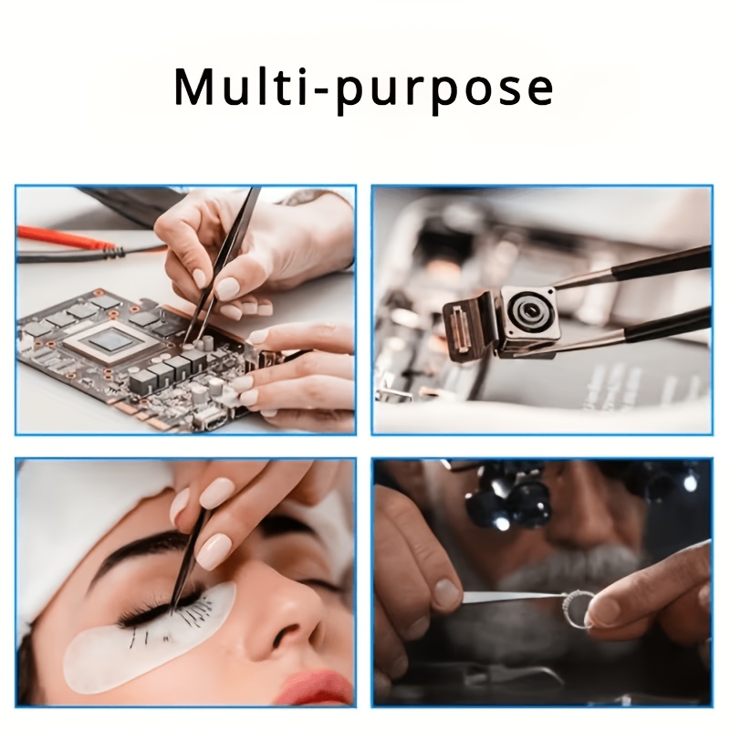 10Pcs ESD Anti‑Static Tweezers - Diy Electronics Gadgets ulasan dan harga
