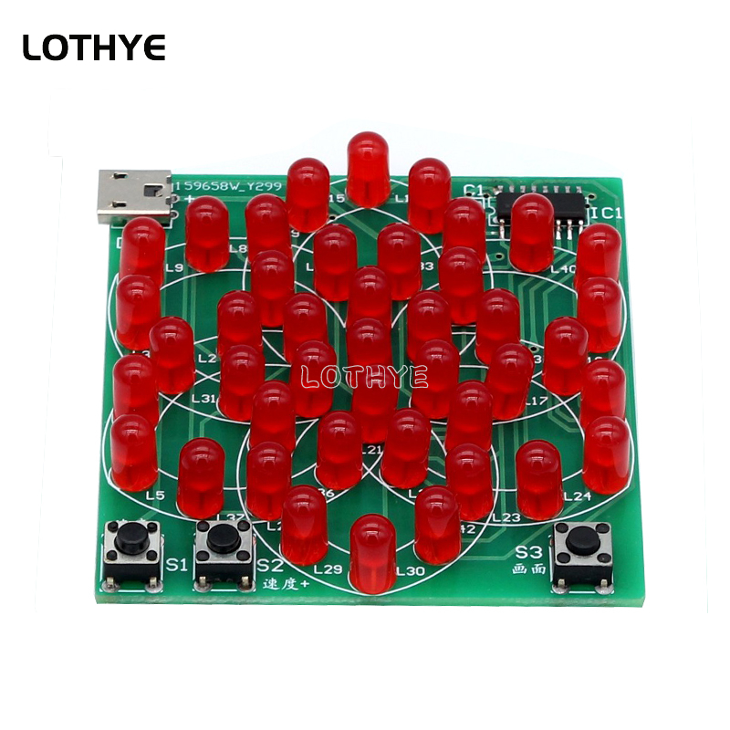 43 LED Multi Style Pattern Ele - Diy Electronics Gadgets ulasan dan harga