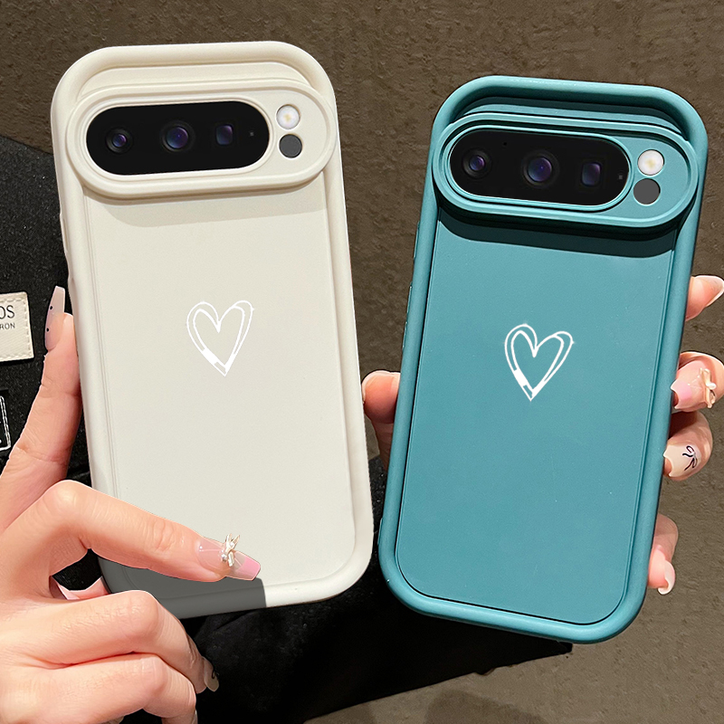 Simple Love Pattern Soft Case  - Google Pixel 9 ulasan dan harga