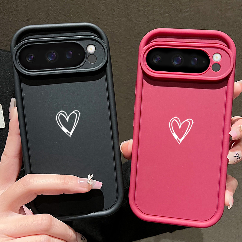 Simple Love Pattern Soft Case  - Google Pixel 9 ulasan dan harga