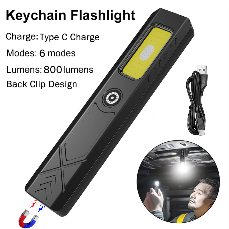 LED Hat Clip Flashlight USB-C  - Mini Electronics Gadgets ulasan dan harga