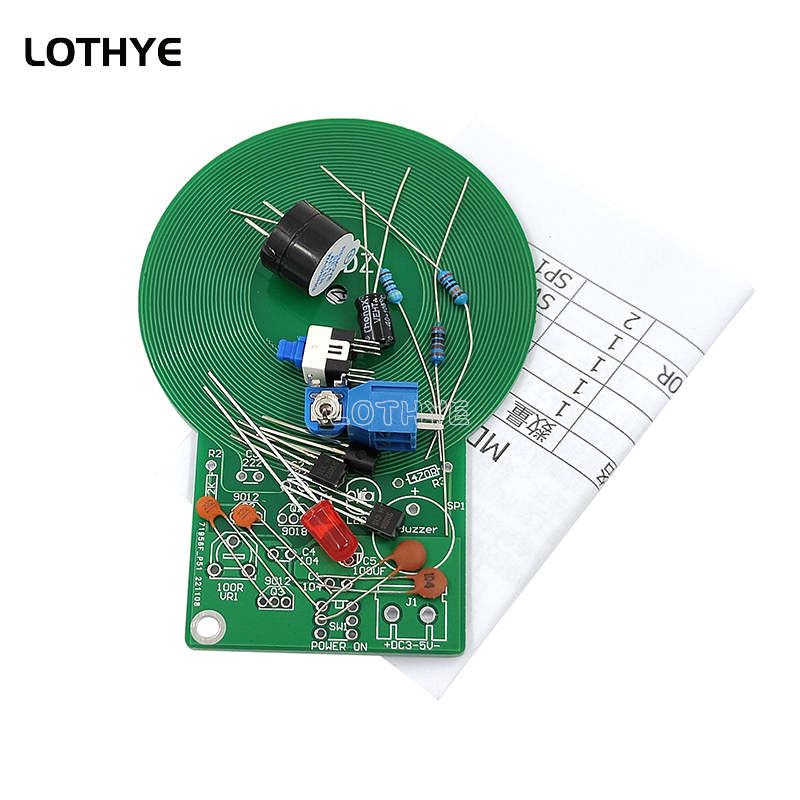 DC 3V-5V Metal Detector Kit DI - Diy Electronics Gadgets ulasan dan harga