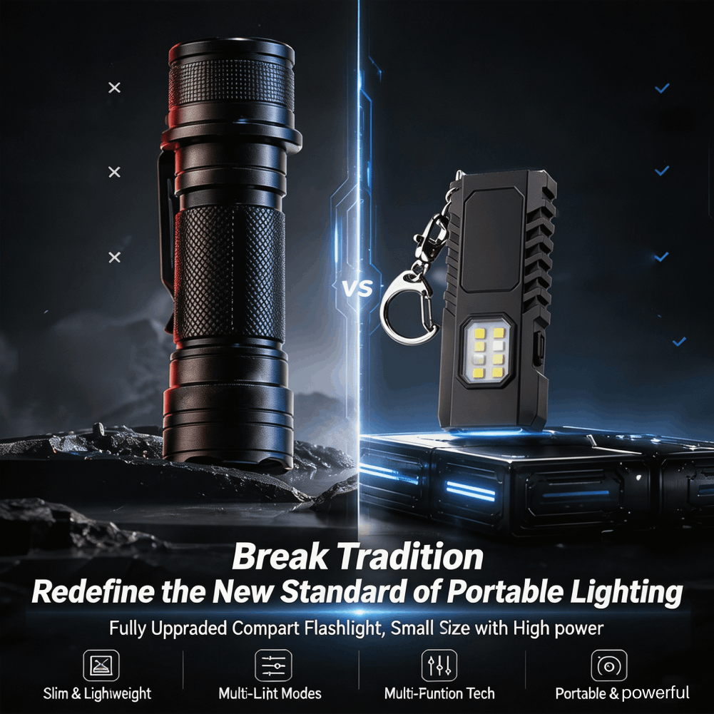 Mini Edc Keychain Flashlight U - Mini Electronics Gadgets ulasan dan harga